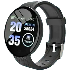 D18 Smart Watch Men Sports Bluetooth Band Messages Reminder - Rokomari